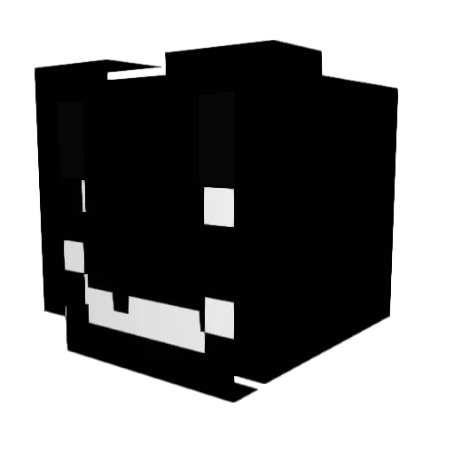 mskj Minecraft avatar head, 3D render