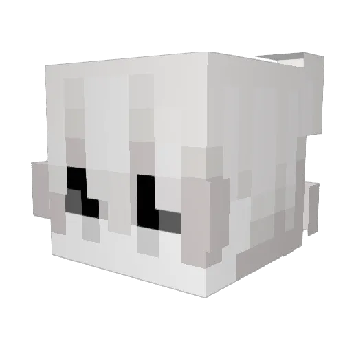 mslon Minecraft avatar head, 3D render