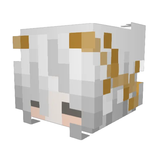 msmemory Minecraft avatar head, 3D render