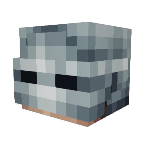 msoccer05 Minecraft avatar head, 3D render