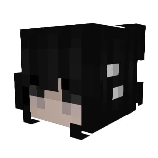 msoq Minecraft avatar head, 3D render