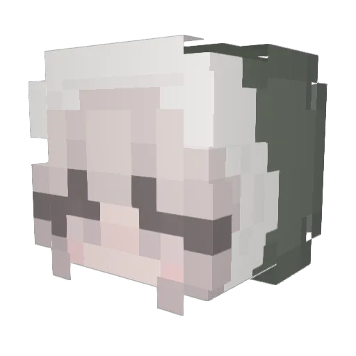 mspresident29 Minecraft avatar head, 3D render