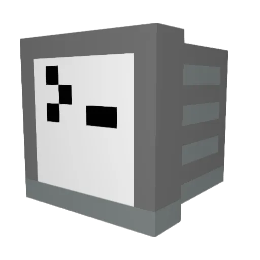 mspz Minecraft avatar head, 3D render