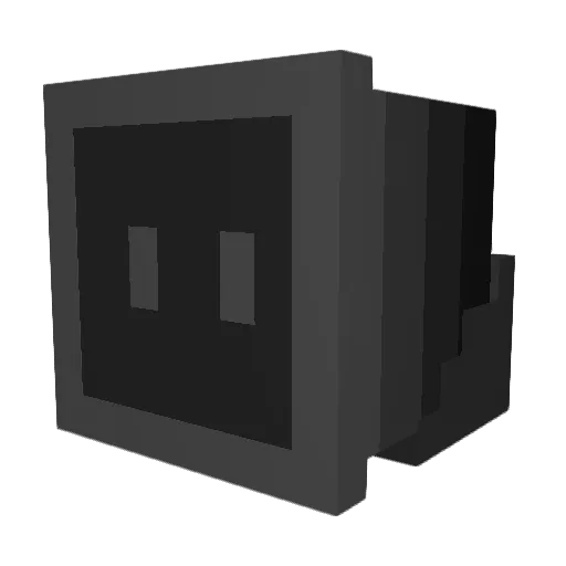 msrenan_ Minecraft avatar head, 3D render