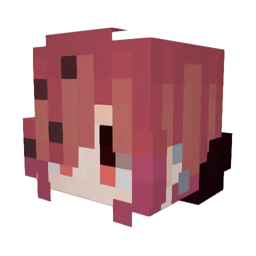 msriteaidd Minecraft avatar head, 3D render