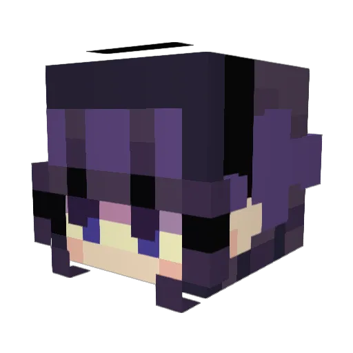 msryvie Minecraft avatar head, 3D render