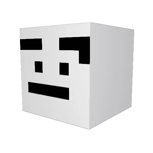 msscotty Minecraft avatar head, 3D render