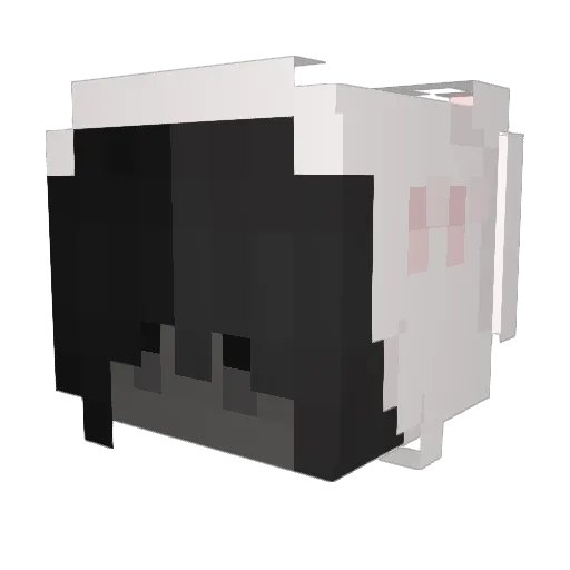 msslovin Minecraft avatar head, 3D render