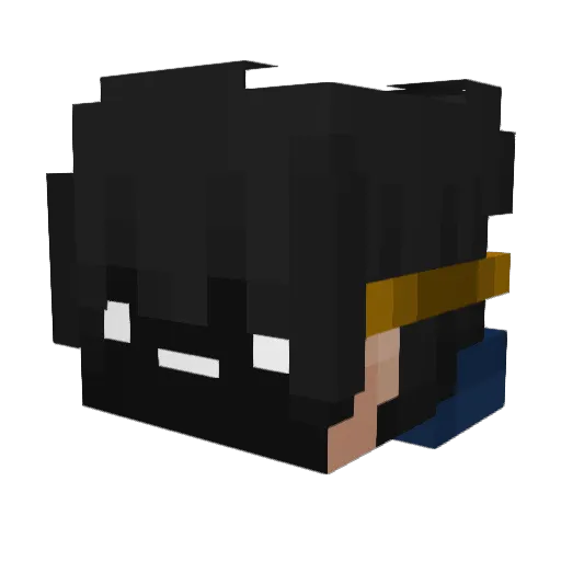 mstnyx Minecraft avatar head, 3D render