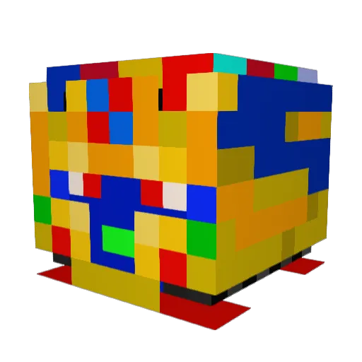 mstreete Minecraft avatar head, 3D render
