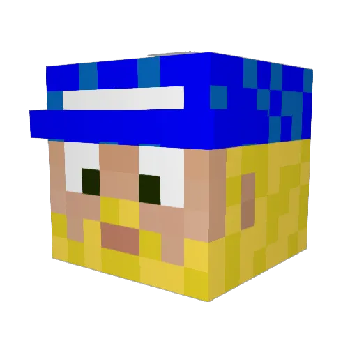 mstyles13 Minecraft avatar head, 3D render