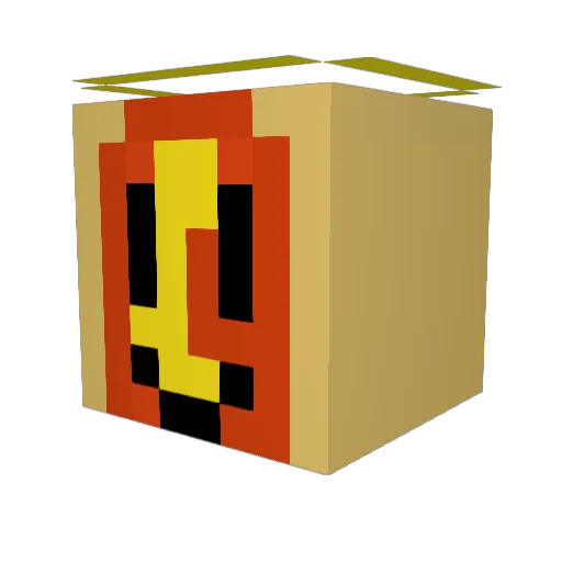 msu999 Minecraft avatar head, 3D render
