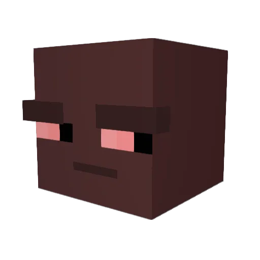 mta_pvp Minecraft avatar head, 3D render