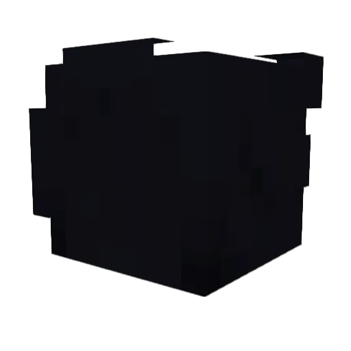 mtd3w Minecraft avatar head, 3D render