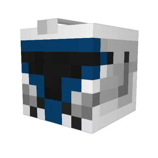 mtdrewski Minecraft avatar head, 3D render
