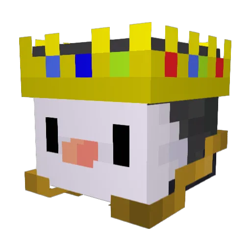 mtdz Minecraft avatar head, 3D render