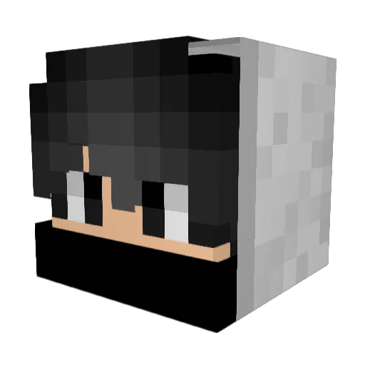 mteague25 Minecraft avatar head, 3D render