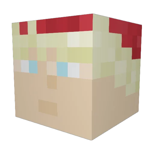 mthope Minecraft avatar head, 3D render