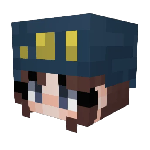 mthuss Minecraft avatar head, 3D render