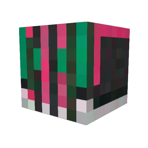 mtk_siu Minecraft avatar head, 3D render