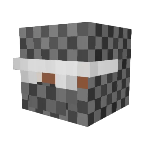 mtkl Minecraft avatar head, 3D render