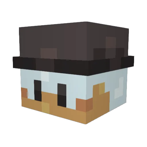 mtndewfanatic Minecraft avatar head, 3D render