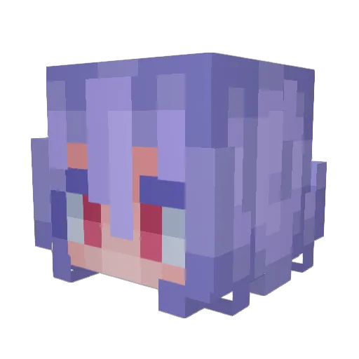 mtndewfelon Minecraft avatar head, 3D render