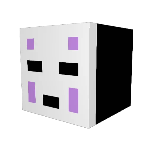 mtntn Minecraft avatar head, 3D render