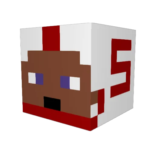 mtr Minecraft avatar head, 3D render