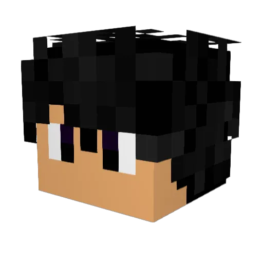 mtrasero Minecraft avatar head, 3D render