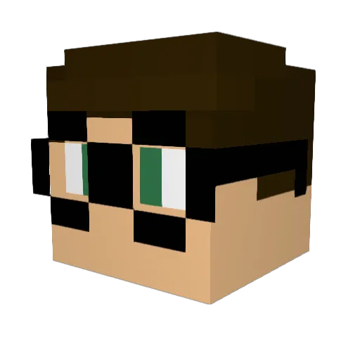mtstewart99 Minecraft avatar head, 3D render