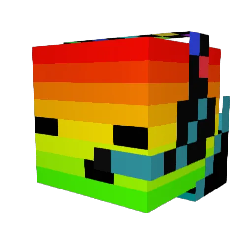 mtt_io Minecraft avatar head, 3D render