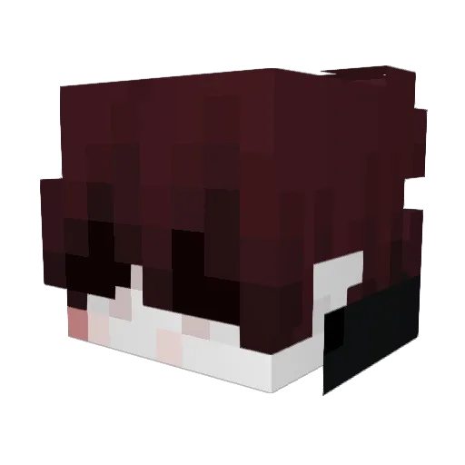 mttic Minecraft avatar head, 3D render