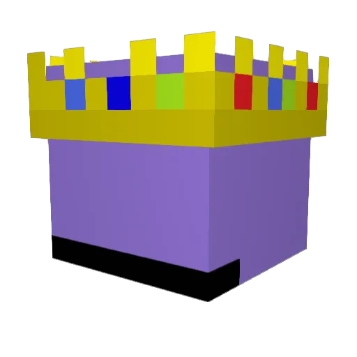 mtx77 Minecraft avatar head, 3D render