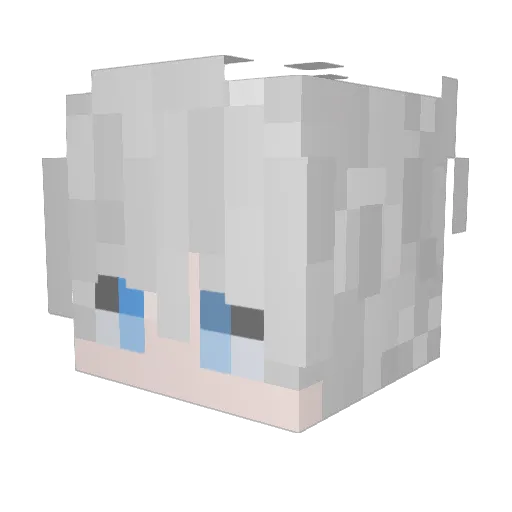 mtydrmr Minecraft avatar head, 3D render