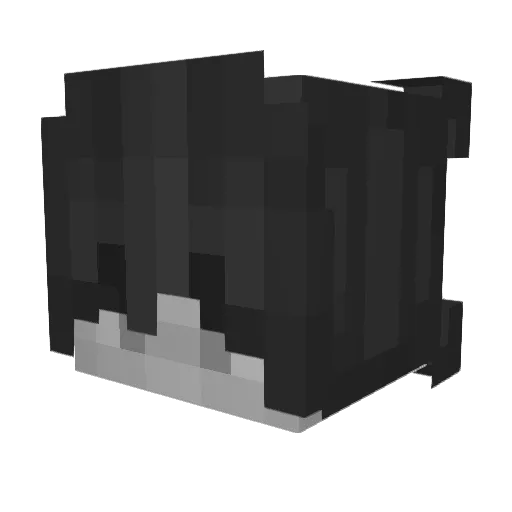 mtyz_ Minecraft avatar head, 3D render