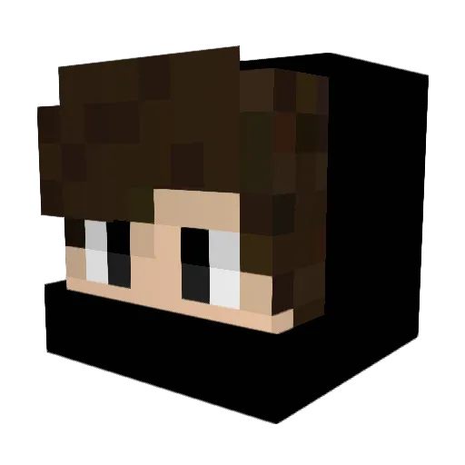mubarak_pvp Minecraft avatar head, 3D render