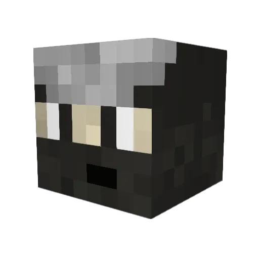 mubzy101 Minecraft avatar head, 3D render