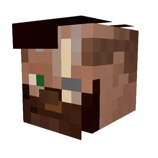 mucahit27 Minecraft avatar head, 3D render
