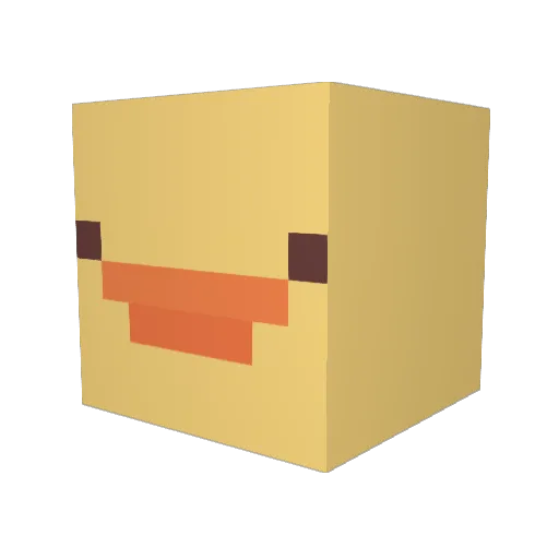 muckyducky53 Minecraft avatar head, 3D render