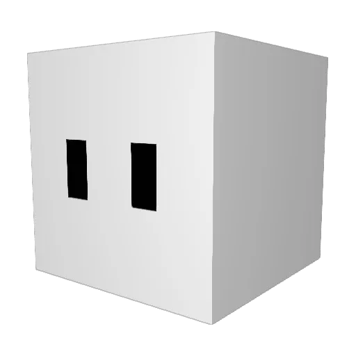 mudass Minecraft avatar head, 3D render