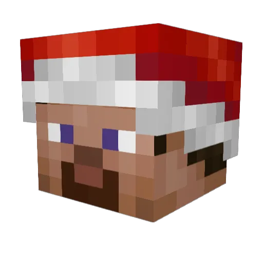 muddhy0 Minecraft avatar head, 3D render