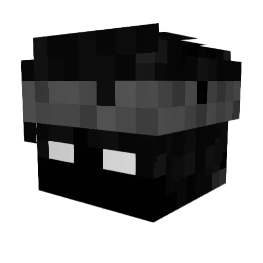 mudionxgames Minecraft avatar head, 3D render