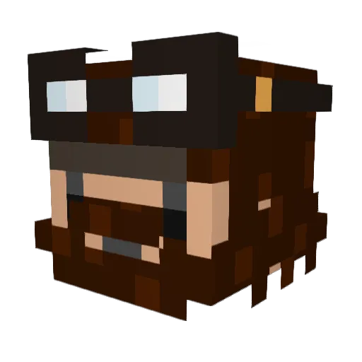 mudman2112 Minecraft avatar head, 3D render