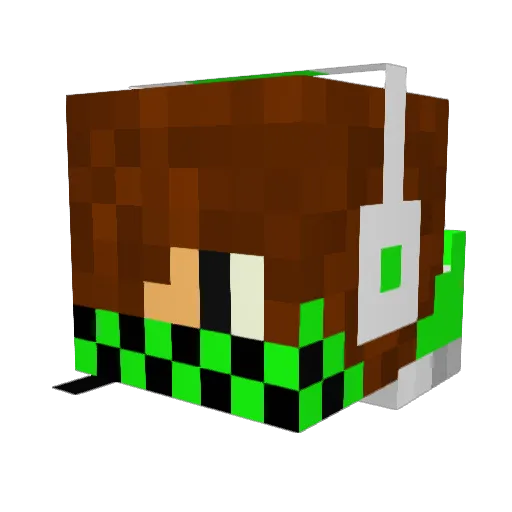 muffenman1 Minecraft avatar head, 3D render