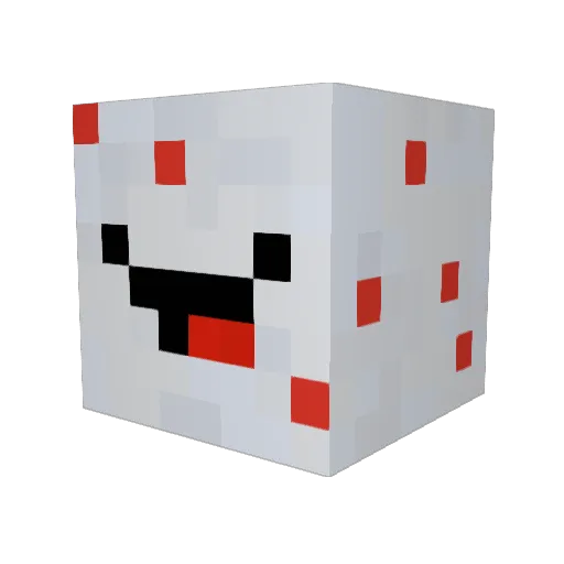 muffin42342 Minecraft avatar head, 3D render