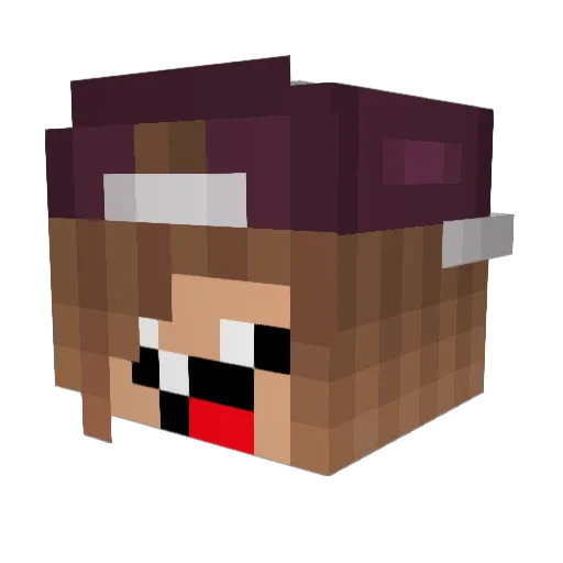 muffingirl12 Minecraft avatar head, 3D render