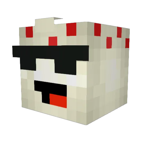 muffinman924 Minecraft avatar head, 3D render