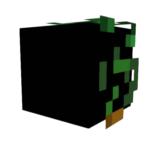 muffinousmight Minecraft avatar head, 3D render