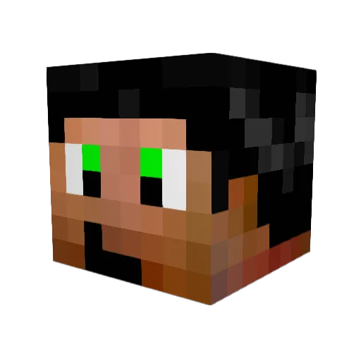 mufflonn123 Minecraft avatar head, 3D render